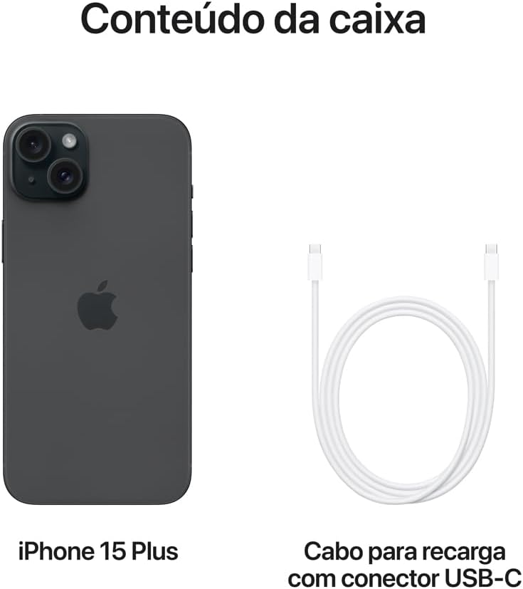 Apple iPhone 15 Plus — Preto - Imagem 6