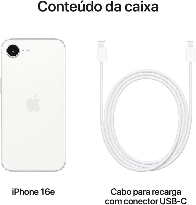 Apple iPhone 16e de 128 GB — Branco - Imagem 6