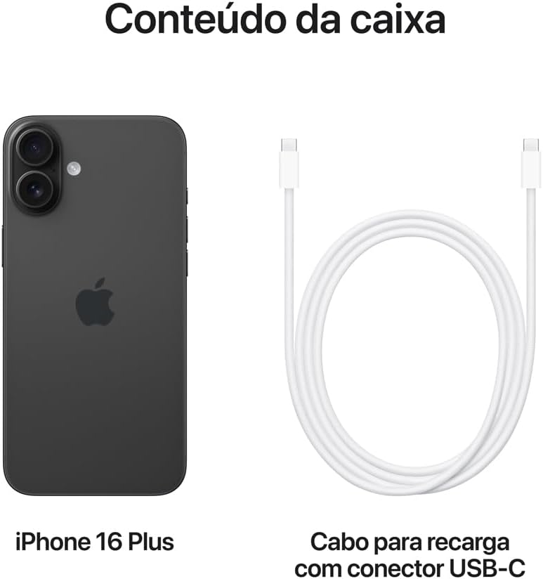 Apple iPhone 16 Plus – Preto - Imagem 6