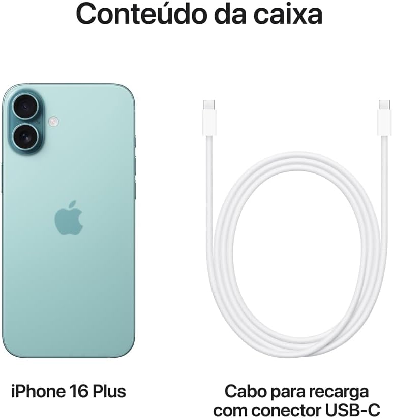 Apple iPhone 16 Plus – Verde-Acinzentado - Imagem 6