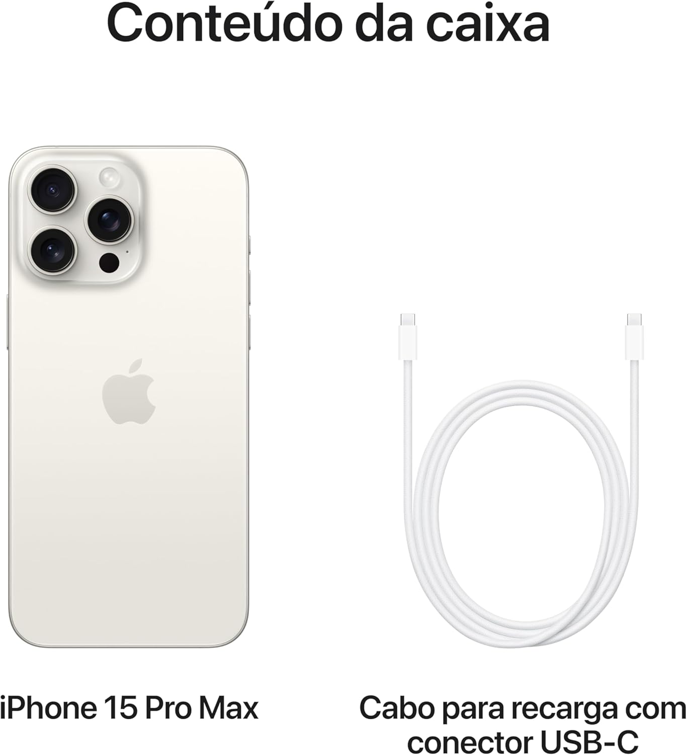 Apple iPhone 15 Pro Max — Titânio branco - Imagem 6