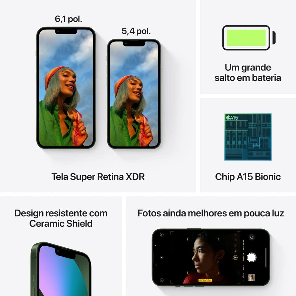 Apple iPhone 13 - Verde - Imagem 5