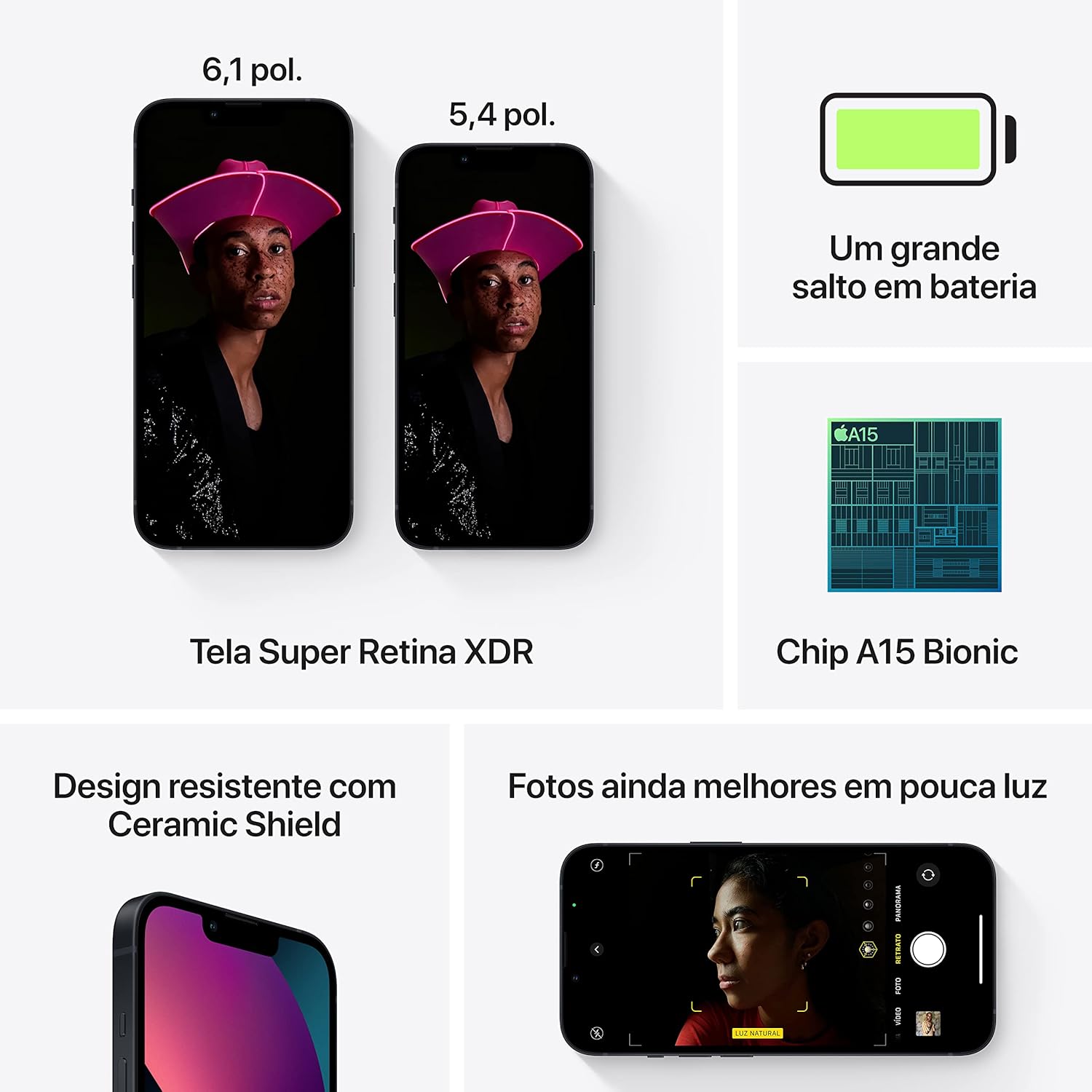 Apple iPhone 13 - Meia-noite - Imagem 5