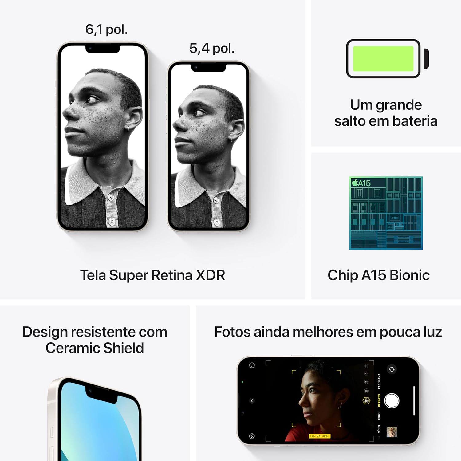 Apple iPhone 13 - Luz das estrelas - Imagem 5